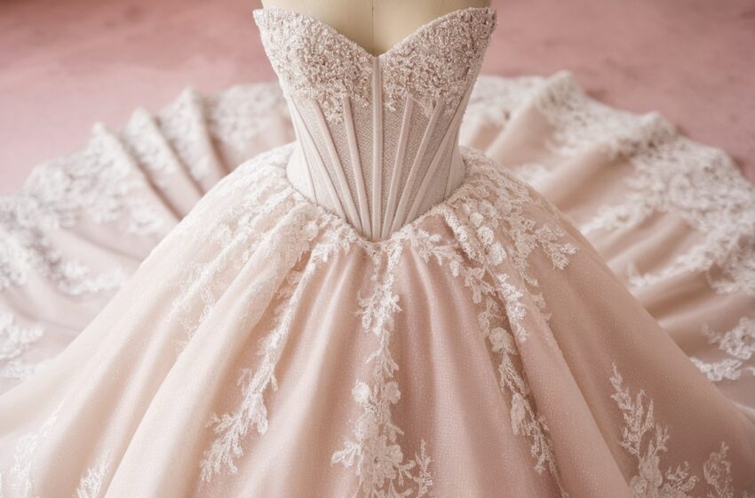  25 Stunning Princess Wedding Dresses with Corset Tops